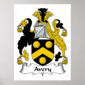 Avery Family Crest Poster (Voorkant)