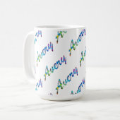 Avery Klassieke Witte Mok (Voorkant links)