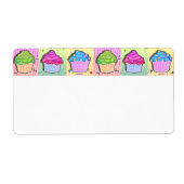 AVERY LABELS - Pop Art CUPCAKES (Voorkant)