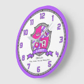 Avery letter name betekent unicorn crest paars grote klok (Hoek)