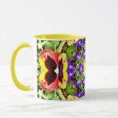 AVERY ~ Lobelia Pansies Patroon ~ Gepersonaliseerd Mok (Links)