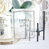 Avery Modern Minimalistische Kaarten en geschenken Acryl Bord