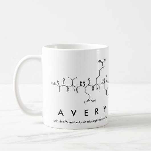 Avery peptide naam mok (Links)