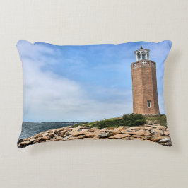 Avery Point Lighthouse, Connecticut Accent Pillow Accent Kussen