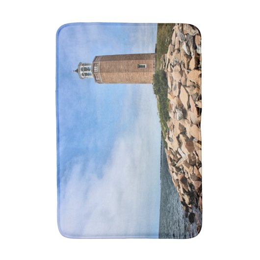 Avery Point Lighthouse, Connecticut Bath Mat (Voorkant Verticaal)