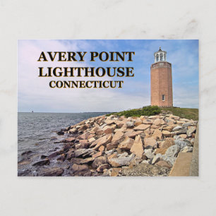 Avery Point Lighthouse, Connecticut Briefkaart