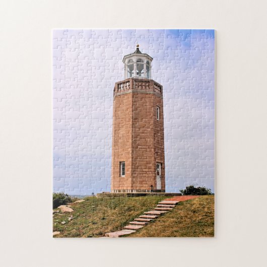 Avery Point Lighthouse, Connecticut Jigzaag Puzzle Legpuzzel (Verticaal)