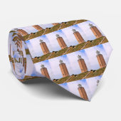 Avery Point Lighthouse, Connecticut Mannen Stropda Stropdas (Opgerold)