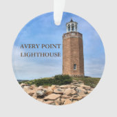 Avery Point Lighthouse, Connecticut Ornament (voorkant)