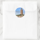 Avery Point Lighthouse, Connecticut Round Stickers (Tas)
