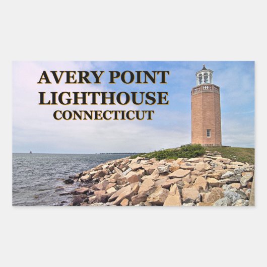 Avery Point Lighthouse, CT Passport Stickers (Voorkant)