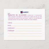 Avery SocialLuxe Briefkaart (Achterkant)