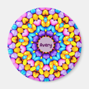 AVERY ~ Specialized Easter Pattern Fractal ~ Magneet