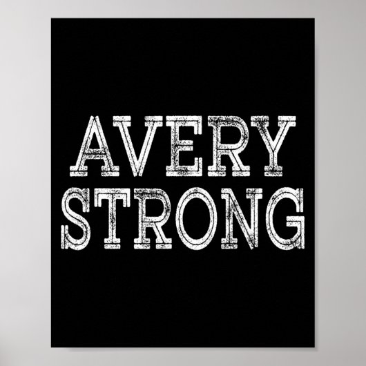 Avery strong squad family reunion last name team  poster (Voorkant)