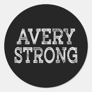 Avery strong squad family reunion last name team  ronde sticker