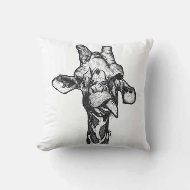 Avery's Giraffe Accent Pillow Kussen (Voorkant)