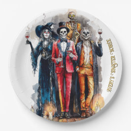 Avery's sinistere soirée Halloween-feest Papieren Bordje