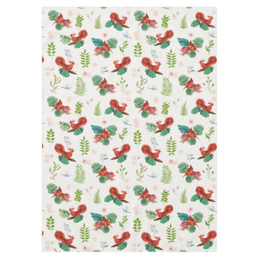 Aves exóticas tafelkleed (Voorkant)