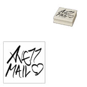 "Avett Mail" Scott rubberen stempel (Gestempeld)