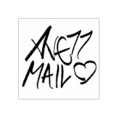 "Avett Mail" Scott rubberen stempel (Afrduk)