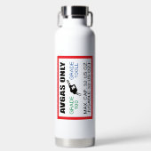 AVGAS / 100LL alleen brandstof Waterfles (Voorkant)