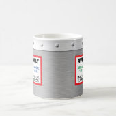 AVGAS/100LL brandstof slechts 11 oz Koffiemok (Center)