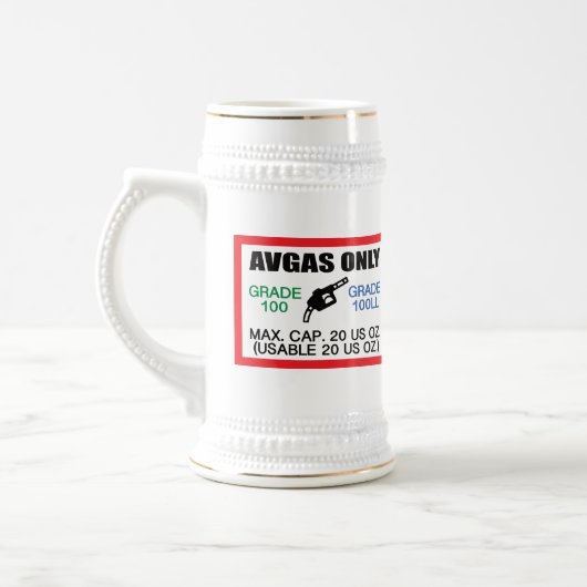 AVGAS / 100LL fuel only Bierpul (Links)