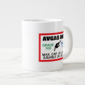 AVGAS / 100LL fuel only Grote Koffiekop (Voorkant rechts)