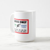 AVGAS / 100LL fuel only Koffiemok (Voorkant links)