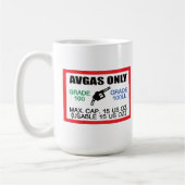 AVGAS / 100LL fuel only Koffiemok (Links)