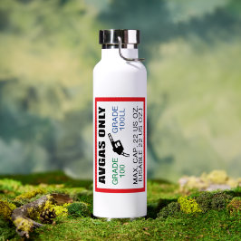 AVGAS / 100LL fuel only Waterfles