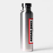 AVGAS / 100LL fuel only Waterfles (Rechts)