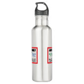 AVGAS / 100LL fuel only Waterfles (Achterkant)