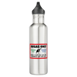 AVGAS / 100LL fuel only Waterfles