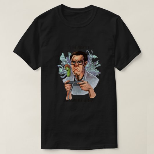 AVGN Angry Videoogame Nerd Classic T-shirt (Design voorkant)