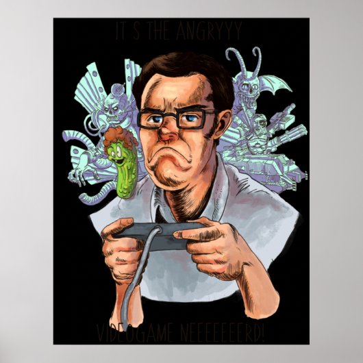 AVGN Angry Videoogame Nerd Poster (Voorkant)