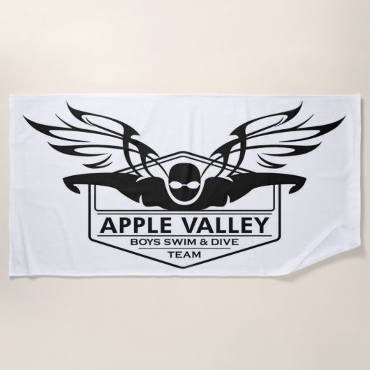 AVHS Swim Dive Logo Handdoek (Voorkant)