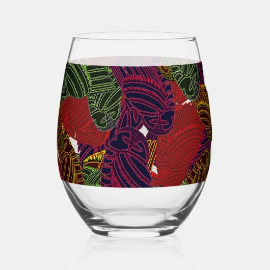 AVIAN ART DECO glas (Achterkant)