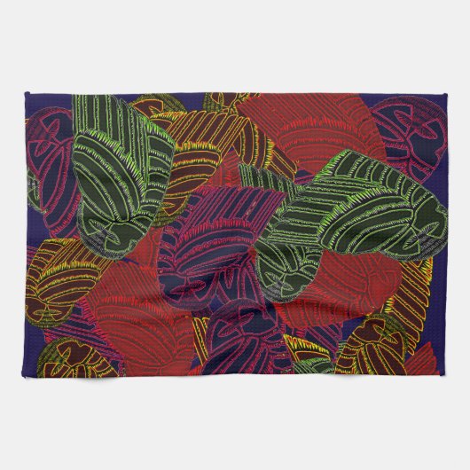 AVIAN ART DECO keukenhanddoek (Horizontaal)