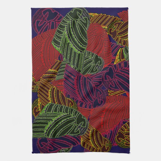 AVIAN ART DECO keukenhanddoek (Verticaal)