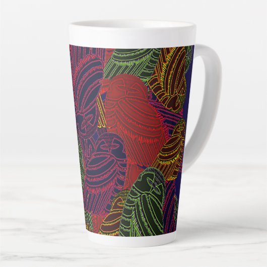 AVIAN ART DECO latte mok (Rechterhoek)
