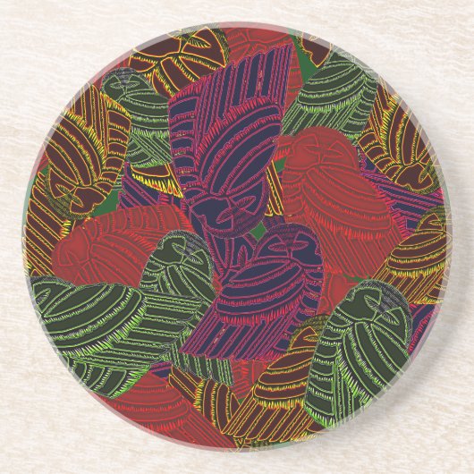 AVIAN ART DECO zandsteen onderzetter (Voorkant)