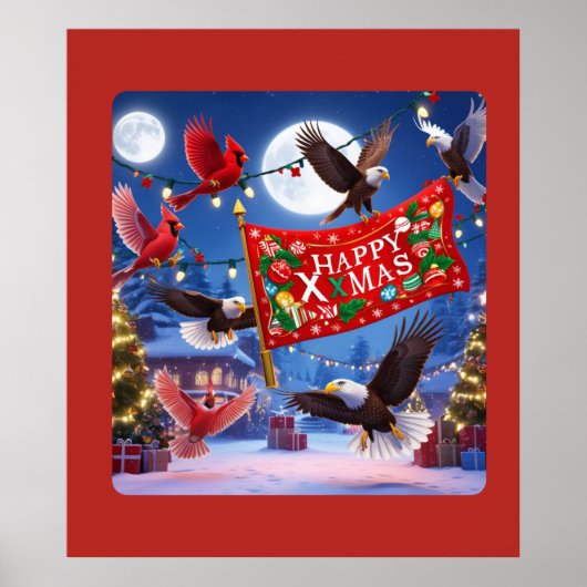 Avian Christmas Serenade Poster (Voorkant)