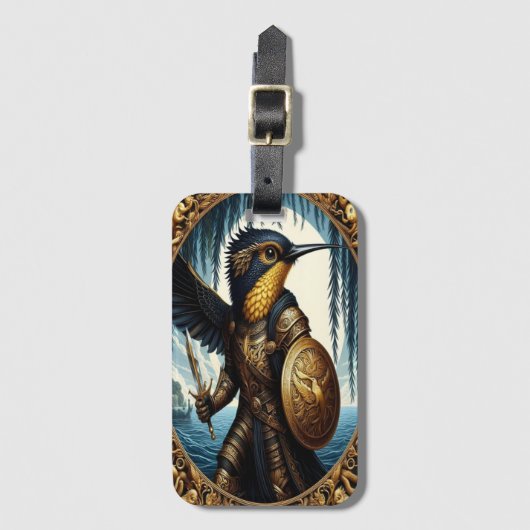 Avian Knight's Vigil Bagagelabel (Voorkant (verticaal))