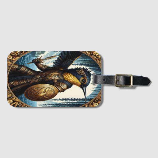 Avian Knight's Vigil Bagagelabel (Voorkant (horizontaal))