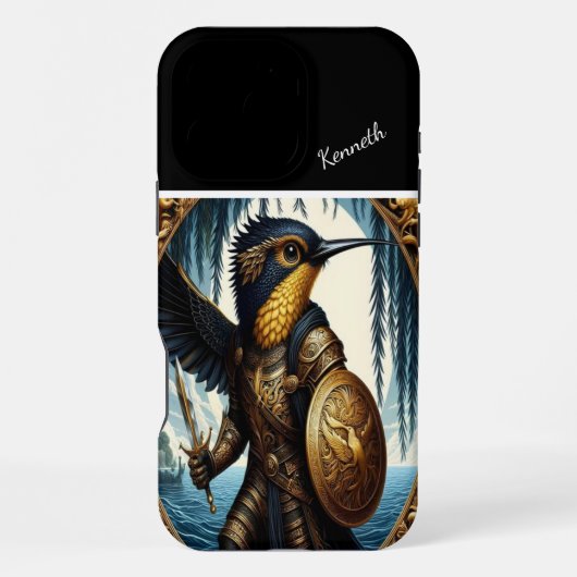 Avian Knight's Vigil iPhone Hoesje (Achterkant)