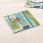 Avian Scrapbook I Kartonnen Onderzetters (Schuin)