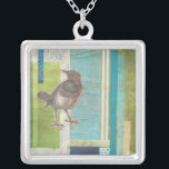 Avian Scrapbook I Zilver Vergulden Ketting<br><div class="desc">Dieren</div>