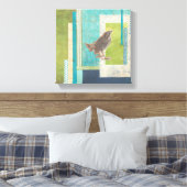 Avian Scrapbook II Canvas Afdruk (Insitu (Slaapkamer))