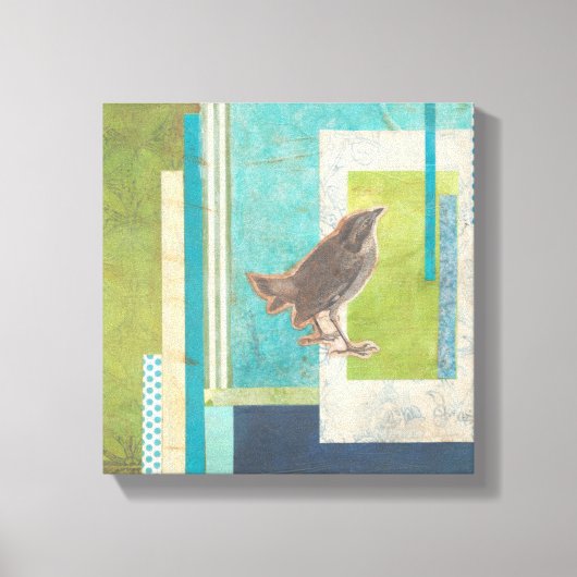 Avian Scrapbook II Canvas Afdruk (Voorkant)